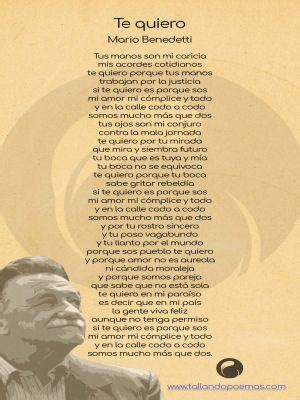 significado de la canción te quiero de mario benedetti