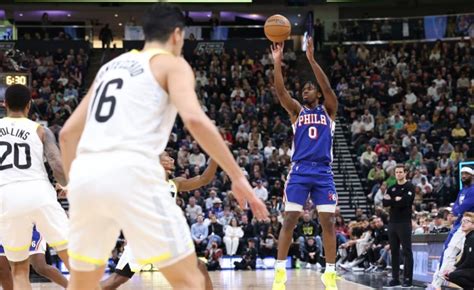 NBA Roundup Tyrese Maxey Scores 51 As Sixers Edge Jazz