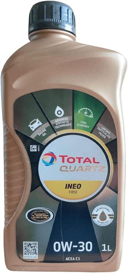 OLIO MOTORE TOTAL QUARTZ INEO FIRST 0W30 ACEA C1 TOTALMENTE SINTETICO