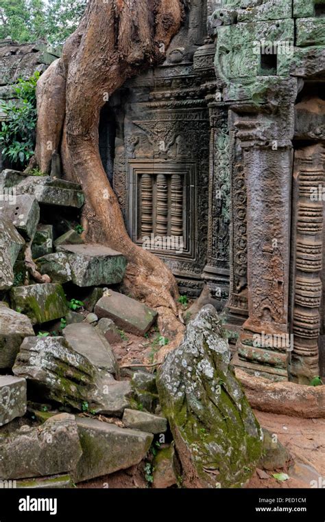 Ta Prohm Tomb Raider Temple Siem Reap Cambodia Stock Photo Alamy