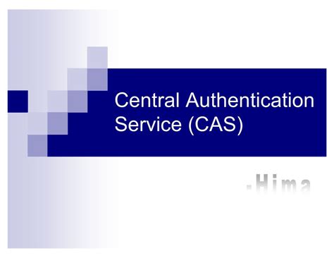 PDF Central Authentication Service CAS DOKUMEN TIPS