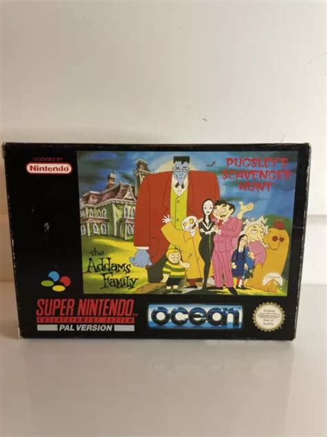 Chasse Au Tr Sor De La Famille Addams Pugsley Snes Pal Chasse Au Tr Sor