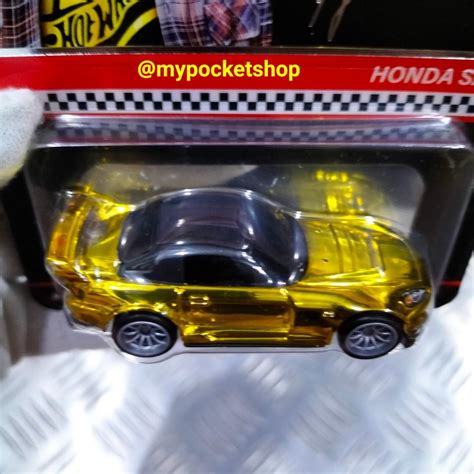 SOLD OUT Hot Wheels Ryu Asada HONDA S2000 Spectraflame Yellow Gold 2022 Hotwheels RLC