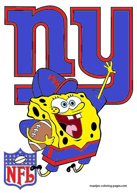 Spongebob New York Giants By Bubbaking On Deviantart