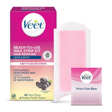 Veet Ready To Use Waxing Kit For Women Wax Strips For Body Hair