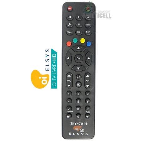 Controle Remoto Receptor Oi Tv Hd Shopee Brasil