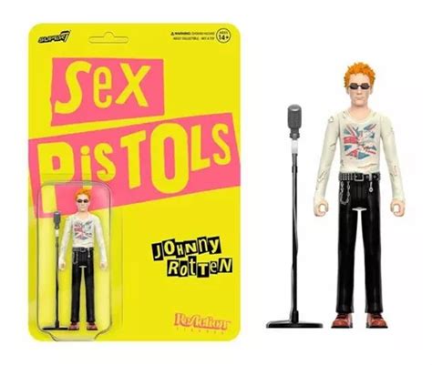 Figura De Acci N Super Reaction Sex Pistols Johnny Rotten Env O Gratis