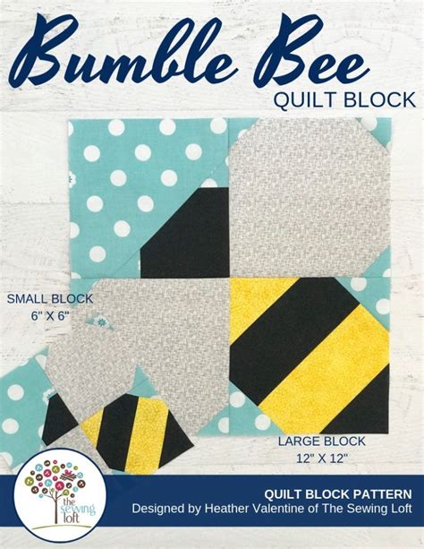 Bumble Bee Quilt Block Blocks 2 Quilt Series The Sewing Loft