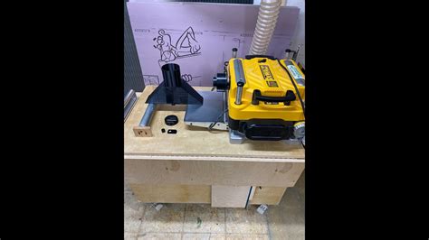 Dewalt Planer Dw Dust Modifications From Print To Fully Installed