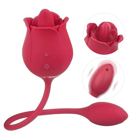 Double Action Rose Toy | 2 In 1 G-Spot Stimulator - Rose Toy Official