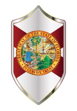 Crusader Shield Bearing The Florida State Flag Crusader Crusades