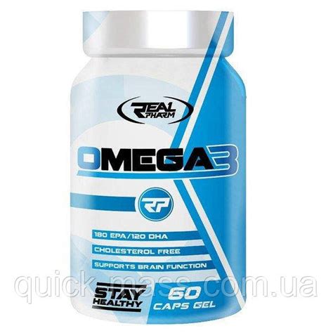 Омега-3 Real Pharm Omega 3 60 caps: продажа, цена в Луцке. Биодобавки ...