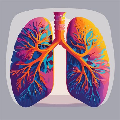 Premium Vector Lung Anatomy Vector Illustration Human Lungs Anatomy