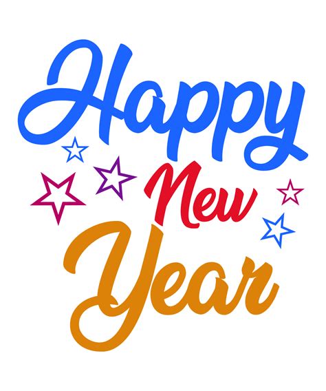 Happy New Year Text 34910407 Png