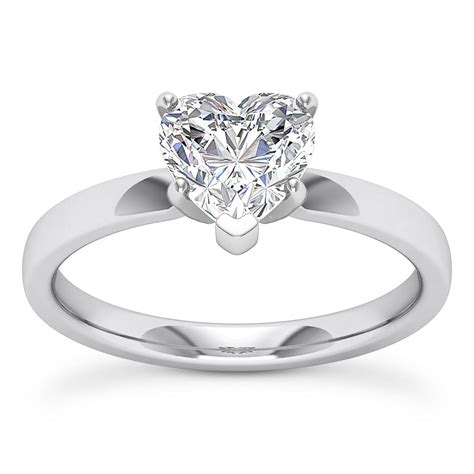 Eterna Jewel Ct Heart Cut Lab Created Diamond Wedding Ring