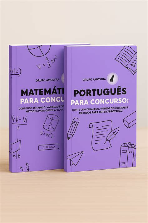 Portugues E Matematica Para Concurso - Português e Matemática para concursos - Grupo Educacional Amostra