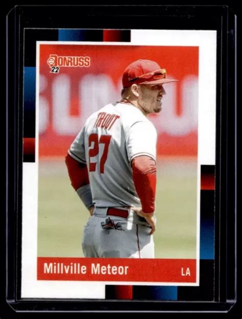 2022 DONRUSS SURNOM Mike Trout Los Angeles Angels 265 EUR 2 20