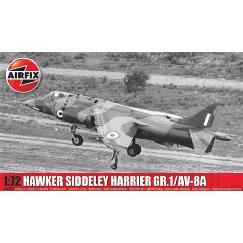 A04057A Airfix 1 72nd Scale Model Kit Hawker Siddeley Harrier GR 1 AV 8A