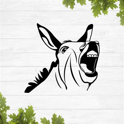 Donkey Svg Funny Donkey Svg Donkey Face Svg Donkey Head - Etsy Denmark