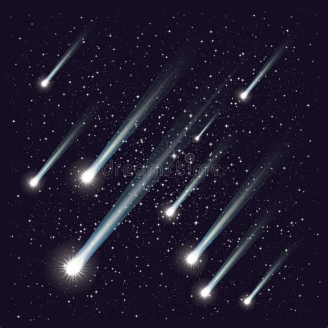 Meteor Shower Stock Illustrations 3920 Meteor Shower Stock