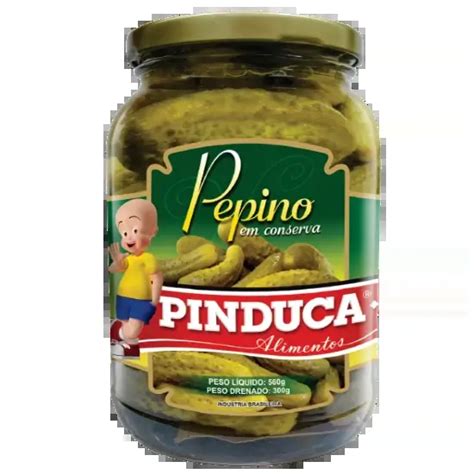 Alimentos Pinduca PEPINO EM CONSERVA 300G