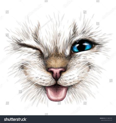 15,939 Drawing White Cat Blue Background Images, Stock Photos & Vectors | Shutterstock