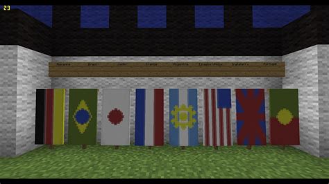 Minecraft Como Fazer Bandeiras de Países YouTube