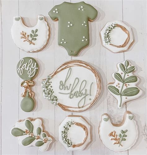 Oh Baby Cookies Baby Cookies Baby Shower Cookies Neutral Baby