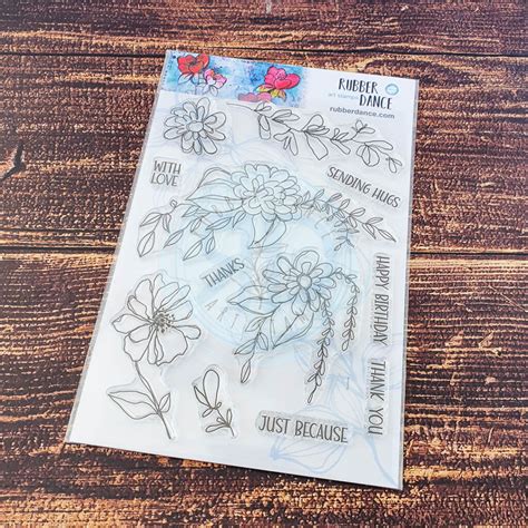 Mixed Media Art Journal Page With Stamped Tracing Paper Rubber Dance