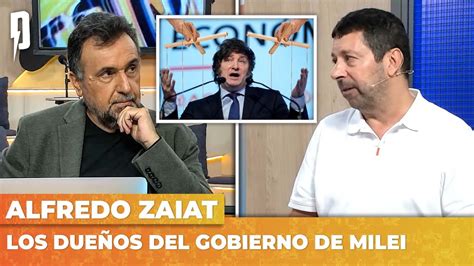 LOS DUEÑOS DEL GOBIERNO DE MILEI Alfredo Zaiat con Roberto Navarro