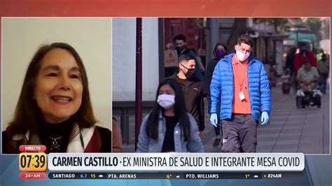 Carmen Castillo Ex Ministra De Salud Lo Más Importante Es El Testeo