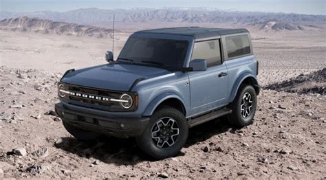 Ford Bronco Adds New Azure Gray Metallic Color