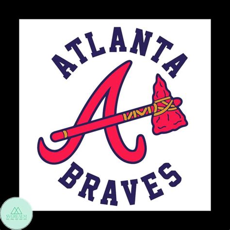 Atlanta Braves Circle Text Logo svg, mlb svg, eps, dxf, png, - Inspire Uplift