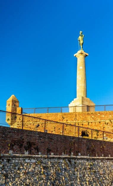 Premium Photo The Victor Pobednik Monument In The Belgrade Fortress