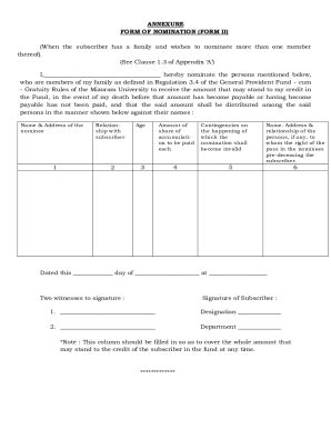 Fillable Online Mzu Edu Awards Nomination Form TemplateJotFormFORM 2