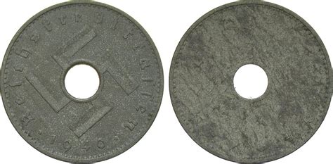 Kolonien Und Nebengebiete 10 Pfennig Reichskreditkassen 1940 A Fleckig