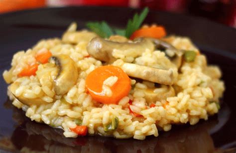 Risotto Aux Carottes Et Champignons Ww Plat Et Recette