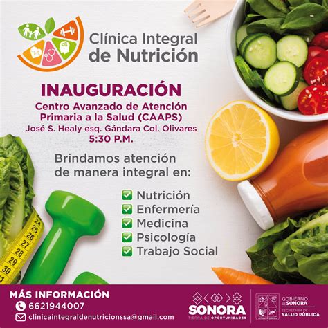 Salud Sonora On Twitter 🟠 Hoy La Clínica Integral De Nutrición Del