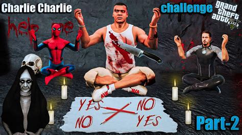 Franklin Plays Charlie Charlie Ghost Challenge At Night PART 2