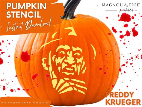 7+ Printable Freddy Krueger Pumpkin Stencils - Mom. Wife. Busy Life.