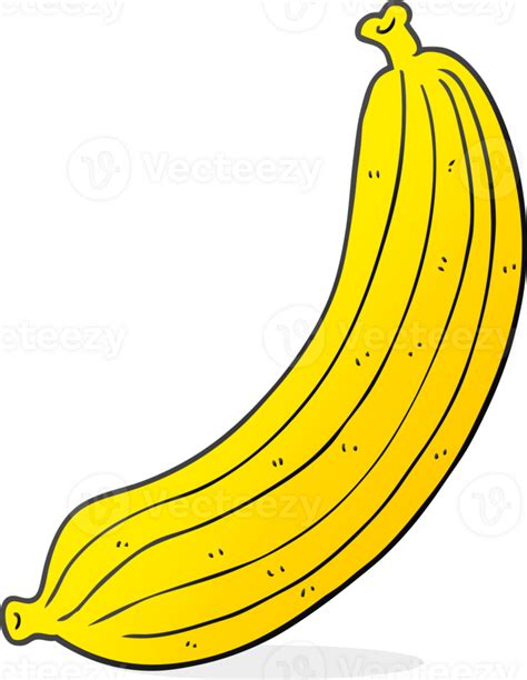 freehand drawn cartoon banana drawing 46725625 PNG