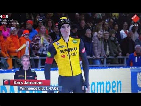 NK Allround Schaatsen Thialf Heerenveen Februari Jaar 2024 Mannen 1500