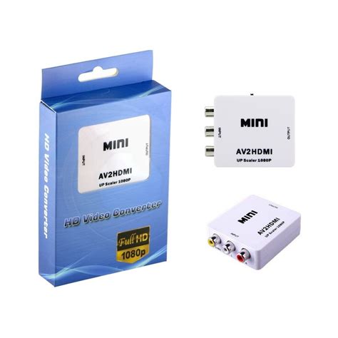 Mini Adaptador Conversor Av Rca Para Hdmi Genesis Multiservicios Online