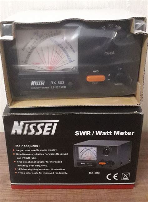КСВ-метр и измеритель проходящей мощности Nissei RX-503