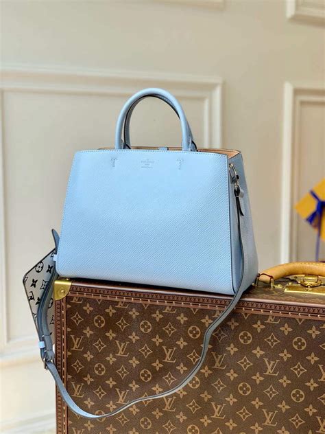 Lv M Louis Vuitton Marelle Tote Mm Blue Wholesales High Quality