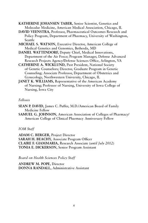 Front Matter Genome Based Diagnostics Demonstrating Clinical Utility