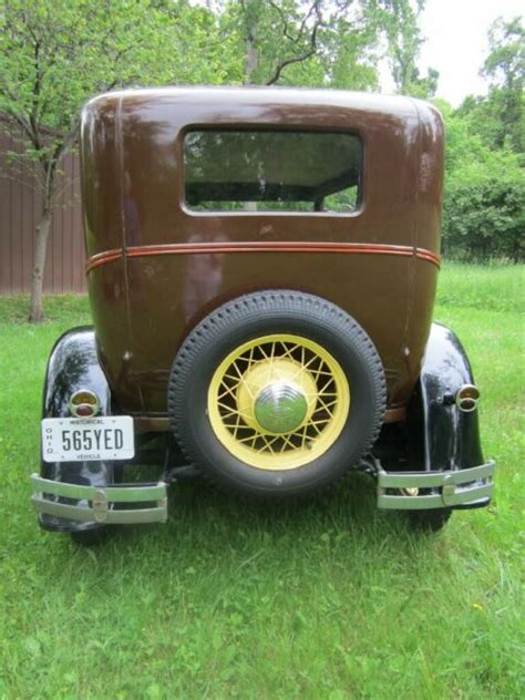 1930 Modal A Ford Tudor Sedan 86277 Miles New Brakes And Drums Good Tires For Sale