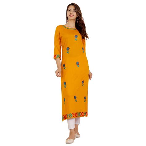 Ethnic Wear Girl Sushil Garments One Piece Printed Pure Cotton Kurti