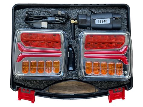 Verlichting Set Draadloos Led V Complete Set Japitrailerparts