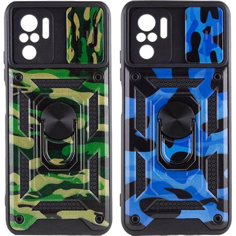 Ударопрочный чехол Camshield Serge Ring Camo для Xiaomi Redmi Note 10